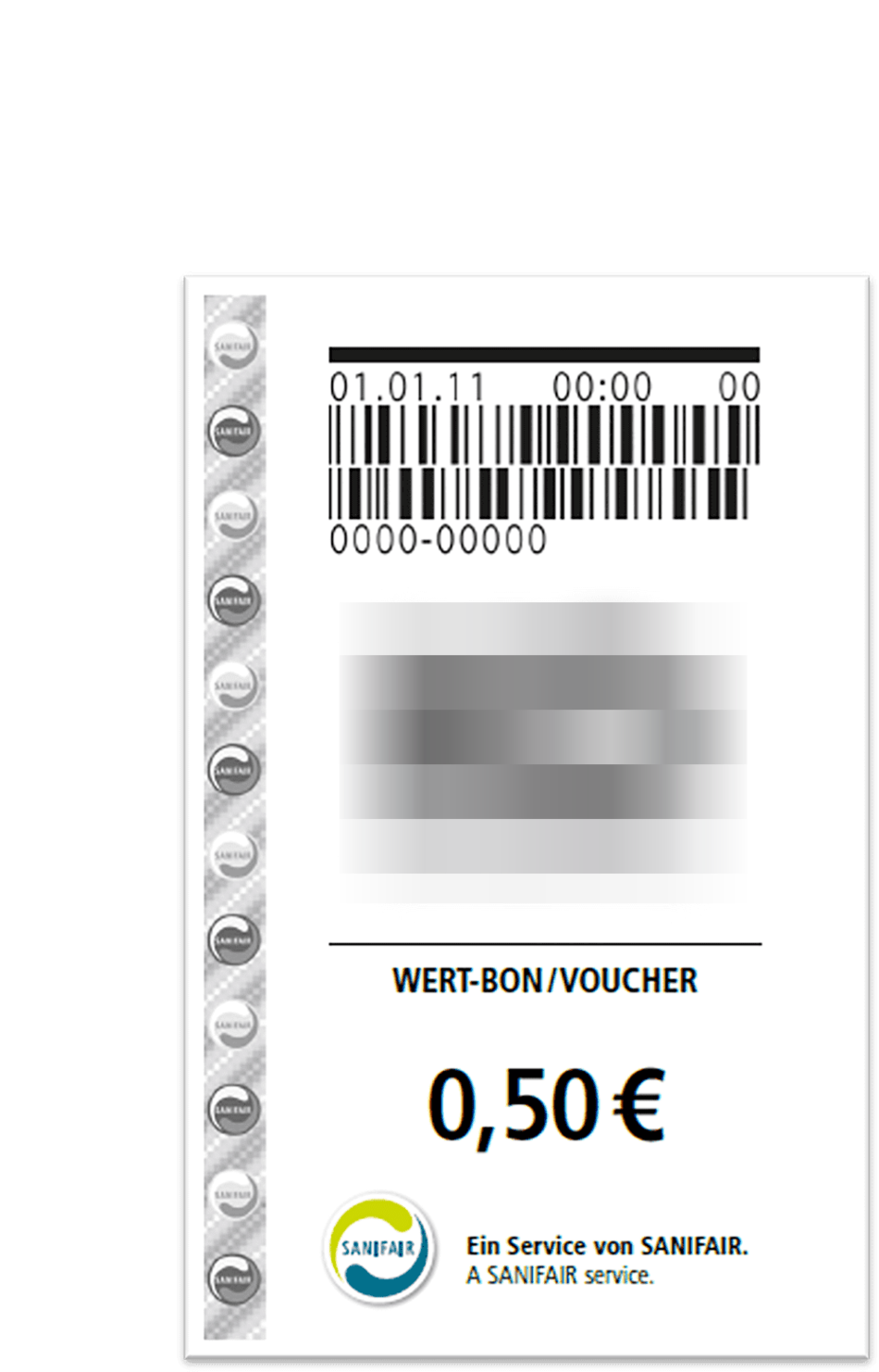 SANIFAIR value voucher in German shopping centres