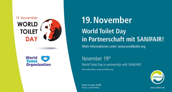 SANIFAIR and World Toilet Organization continue successful partnership for better sanitary standards worldwide